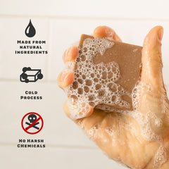 Dr. Squatch Birchwood Breeze soap bar with nourishing oils for skin