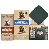 Dr. Squatch Bricc House travel case with leak-free, portable design.