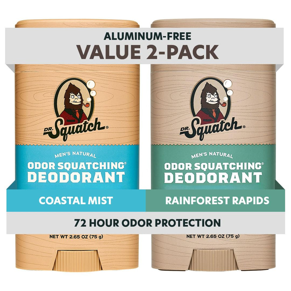 Dr. Squatch Coastal Mist deodorant stick for daily natural freshness.