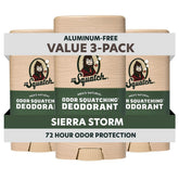 Dr. Squatch Mountain Meadow deodorant pack shot highlights aluminum-free protection and natural fragrance.