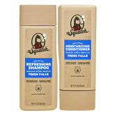 Dr. Squatch Fresh Falls shampoo bottle highlighting natural cleansing for daily use