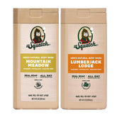 Dr. Squatch Mountain Meadow bottle shows natural cleansing with lasting fragrance for daily wash.