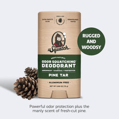 Dr. Squatch Odor-Squatching deodorant stick for natural odor control