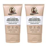 Dr. Squatch Whole Body Deodorant Unscented bottle close-up for odor control.