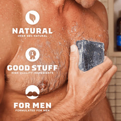 Dr. Squatch Wood Barrel Bourbon deodorant with natural odor protection.