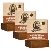 Dr. Squatch Wood Barrel Bourbon soap bar ready for a refreshing cleansing ritual