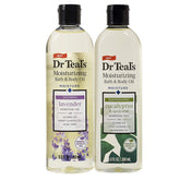 Dr Teal's Lavender bottle delivering calming hydration and restful mood enhancement