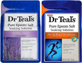 Dr Teal's Lavender Epsom Salt 3lb bag enhances soothing bath rituals.