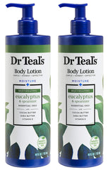 Dr Teal's Moisture Plus bottle front view for moisturized skin