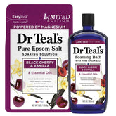 Dr Teal's Pure Epsom Salt 3 lb bottle for a mineral-rich soak.