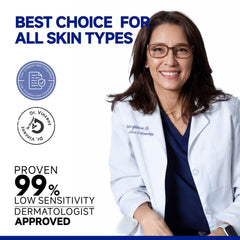 Dr Vincent Crystal Collagen absorption shows serum uptake and smoother under-eye skin.