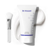 Dr Vincent Deep Hydration Night Mask peel-off application for deep hydration overnight renewal.