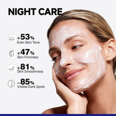 Dr Vincent peel-off layer peeling from skin indicating smoothing action