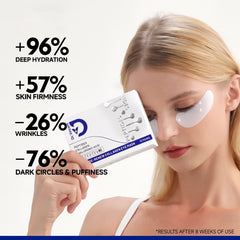 Dr Vincent peptide under-eye patches crystal collagen texture aids rapid serum absorption.