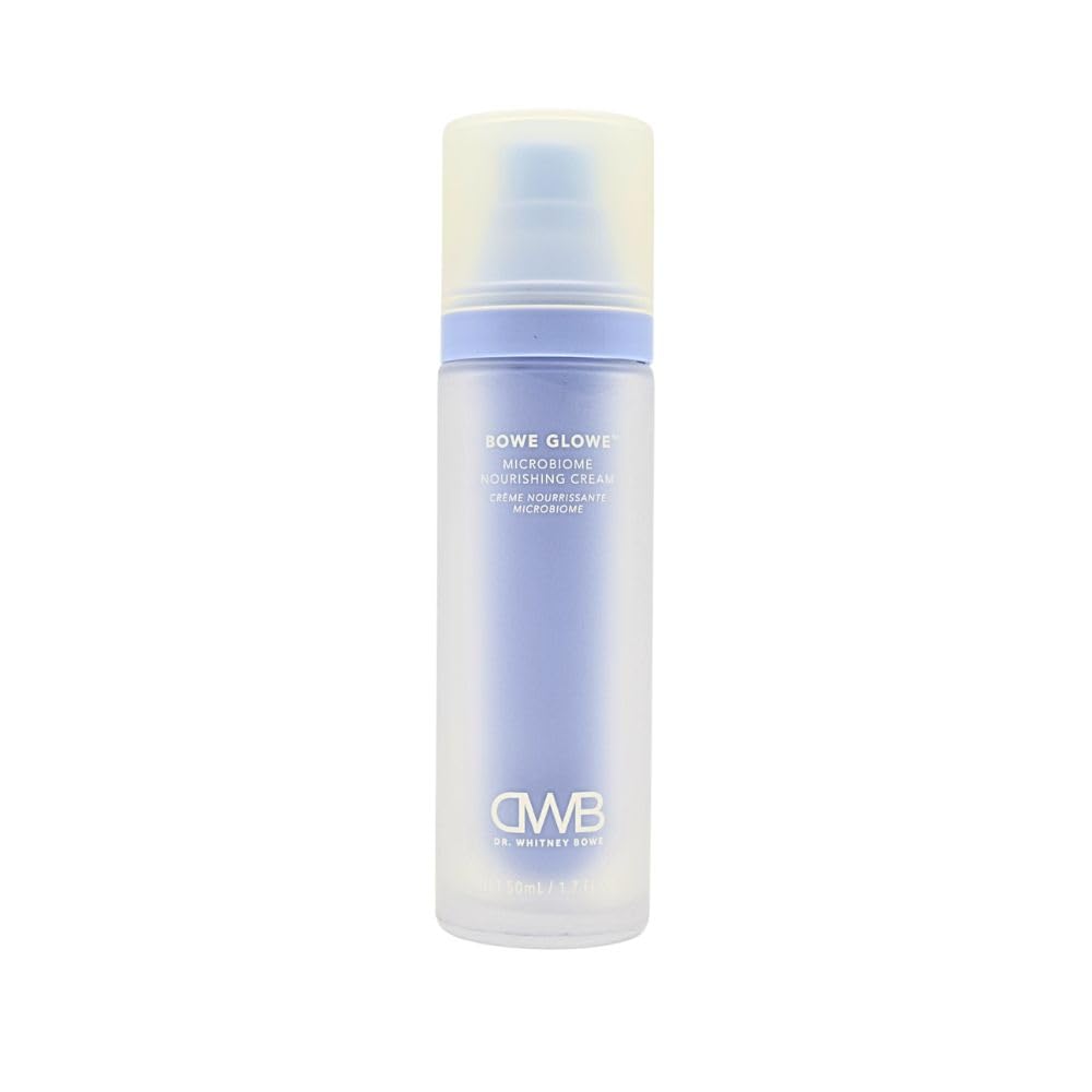 DR.WITHNEY BOWE Bowe Glowe cream jar closeup highlights barrier-supporting formula.