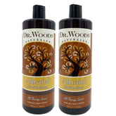 Dr. Woods Pure Almond Castile Soap bottle for gentle skin cleansing.