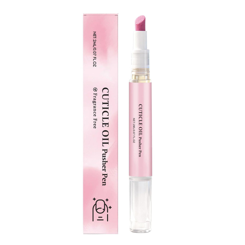 DreamCatching ceramic cuticle pusher oil pen for at-home nail care and nourishment.