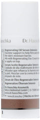 Packaging shot of Dr. Hauschka Regenerating Oil Serum Intensive with natural accents.