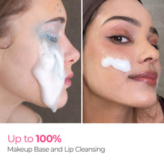 Dr.Melaxin Melting Cleanser micellar water bubbles visualization of deep-cleaning