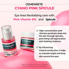 Dr.Melaxin Spicule stimulates skin turnover around the eyes for renewal.