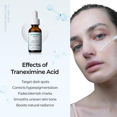 Dr.melaxin TX ampoule ingredients highlight active components for skin support.
