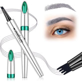 DRMODE microblading eyebrow pen with four fork tips for precise brow lines