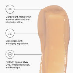 DRMTLGY swatches on skin show sheer color blending with skin tones.