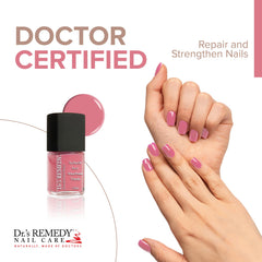 Dr.'s Remedy Enriched Nail Polish brush for easy, smooth application and even coverage.