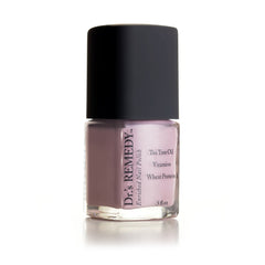 Dr.’s Remedy Precious Pink bottle close-up with natural actives and vegan formula.
