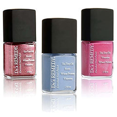 Dr.'s Remedy Reflective Rose bottle showcases a nourishing quick-dry finish for nails.