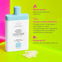 Packaging of Drunk Elephant Cocomino Marula Cream Conditioner emphasizes clean, practical design.