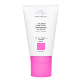 Drunk Elephant Happi Scalp Scrub bottle close-up, exfoliating scalp for balanced, flake-free results.