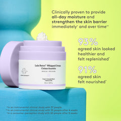 Drunk Elephant Lala Retro application on clean skin for nourishment.