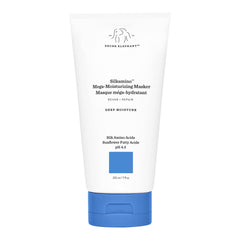 Drunk Elephant Silkamino Masker applied to damp hair for deep conditioning.