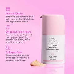 Application on the hand demonstrating a light, even layer for weekly use with Babyfacial.