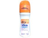 Dry Idea Fresh Linen bottle showing the roll-on for all-day freshness