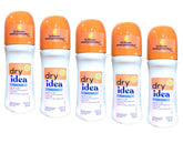 Dry Idea Fresh Linen roll-on bottle front for all-day freshness.