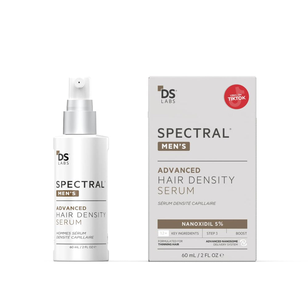 DS Laboratories Spectral Men's Hair Density Serum bottle for daily use supporting fullness