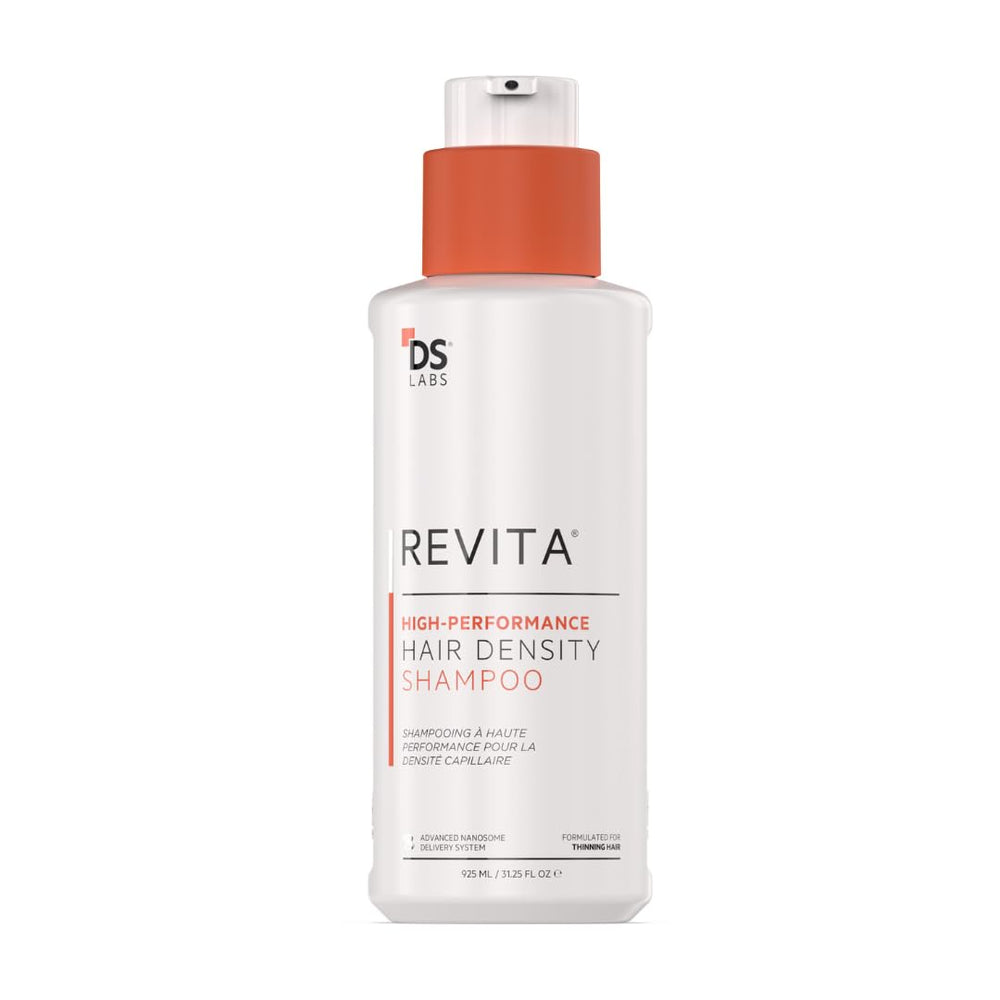 DS Laboratories Revita shampoo bottle front view for daily scalp care and fuller-looking hair.