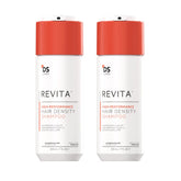 DS Laboratories Revita Shampoo bottle pouring for a clean scalp cleanse.