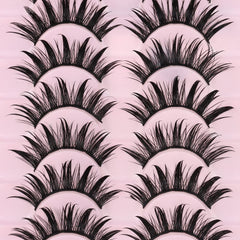 DSLONG soft artificial mink fiber lashes offer plush, comfortable wear.