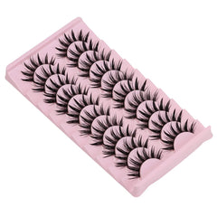 DSLONG spiked manga lashes deliver layered drama for manga-inspired gaze.
