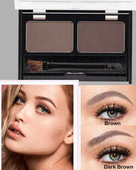 DuaTana mini brow brush paired with the powder for precise application.
