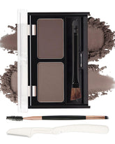 DuaTana eyebrow powder kit with two colors for versatile shading and definition.