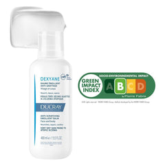 Ducray Dexyane Emollient Cream 400 ml packaging for home use.