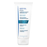 Ducray Kertyol PSO shampoo bottle shown for soothing scalp care
