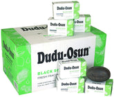 Dudu Osun African Black Soap 24 bars close-up texture for cleansing.