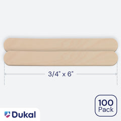Dukal wax sticks spreading wax for quick, even layers.