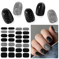 DUKASOU Dancing Queen semi-cured gel nail strips for a salon-quality home manicure