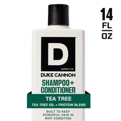 Duke Cannon 3-pack gift box showing versatile hair care set.
